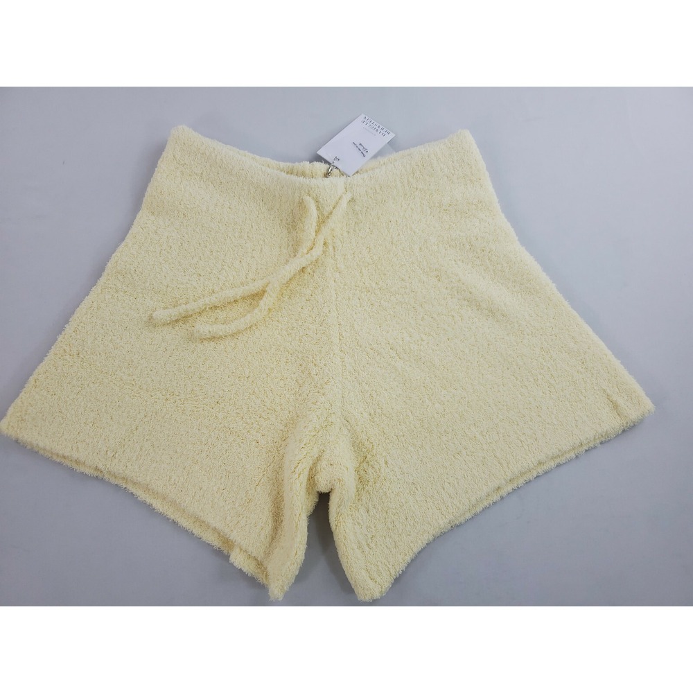 Weworewhat women knit shorts DBB006-1 yellow sz XS $69 - Picture 4 of 12
